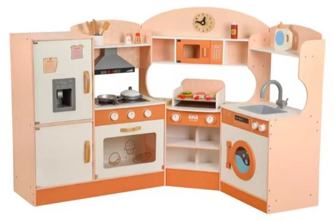 Gambol Kids Corner Kitchen Playset - Wooden (GB-MSN23032)