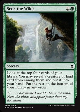 Wizards of the Coast Seek Wilds 189/274