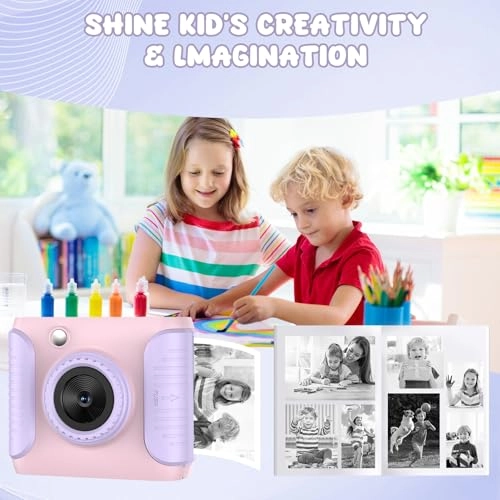 Instant Print Camera - 2.4 Inch Screen 1080P