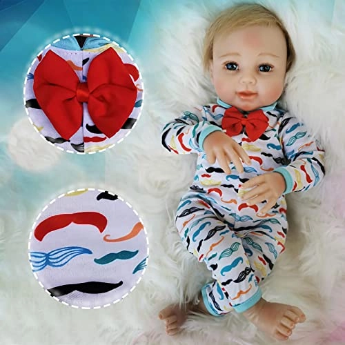 Rebirth Baby Doll - 20 Inch Vinyl Cotton Body Blue Eyes