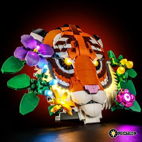 Light Kit for LEGO 31217 The Fauna Collection Tiger - Plastic