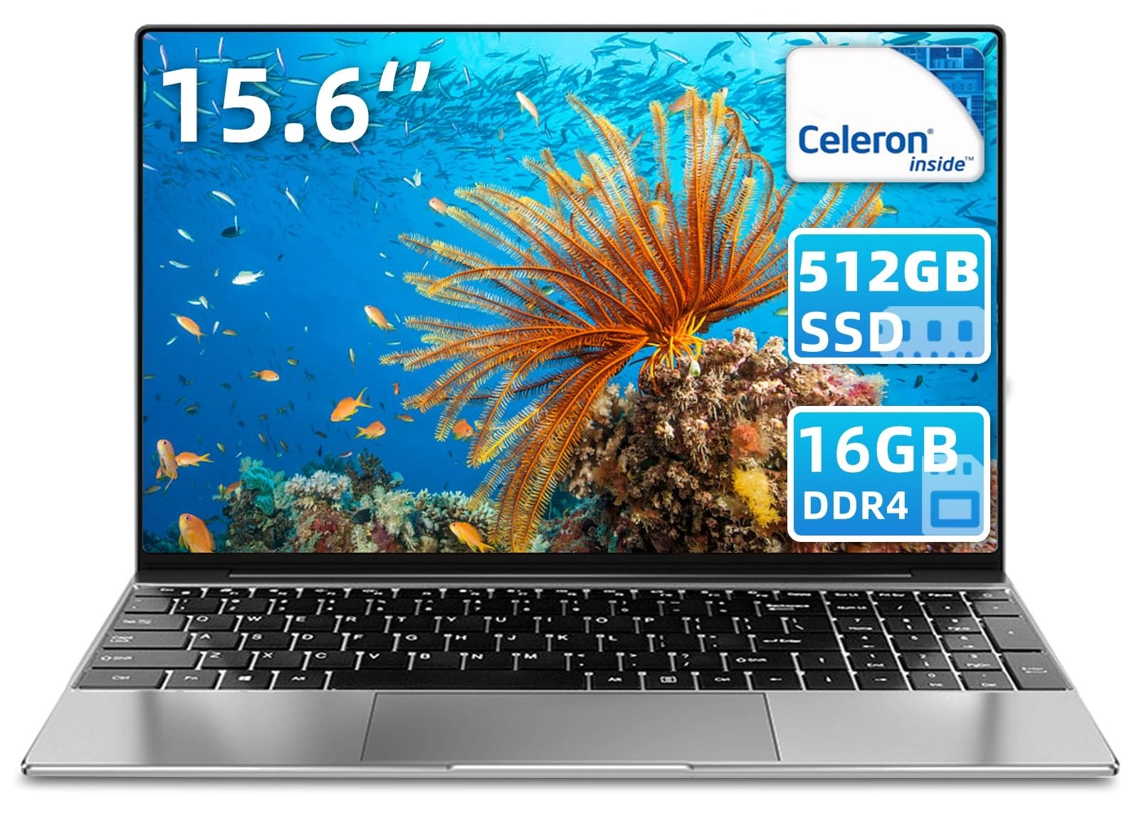 iSTYLE PC Portable PC Portable Ordinateur Portable X15 - 15.6'' Celeron N 16GB DDR4 512GB SSD