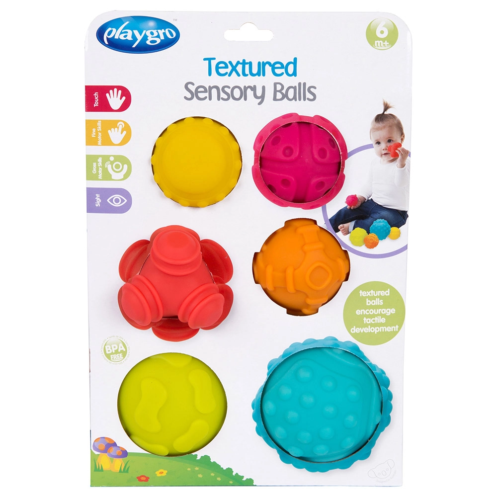 Textured Sensory Balls - Suitable for 6 months & above 3 piece(s) Pack