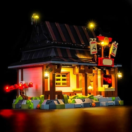 Light kit Compatible with Lego 71858 Four Weapons Blacksmith - RC Version
