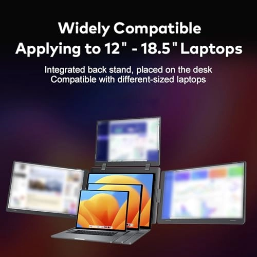 Portable Quad Screen Monitor - 1920x1200 15.3 Inch