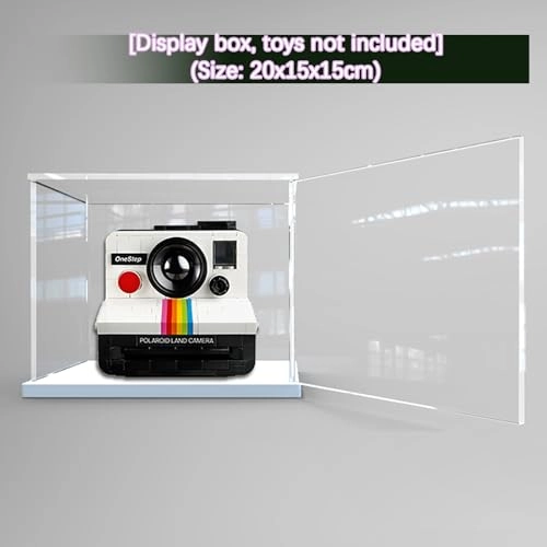 21345 Display Case - Acrylic Dustproof Black Base