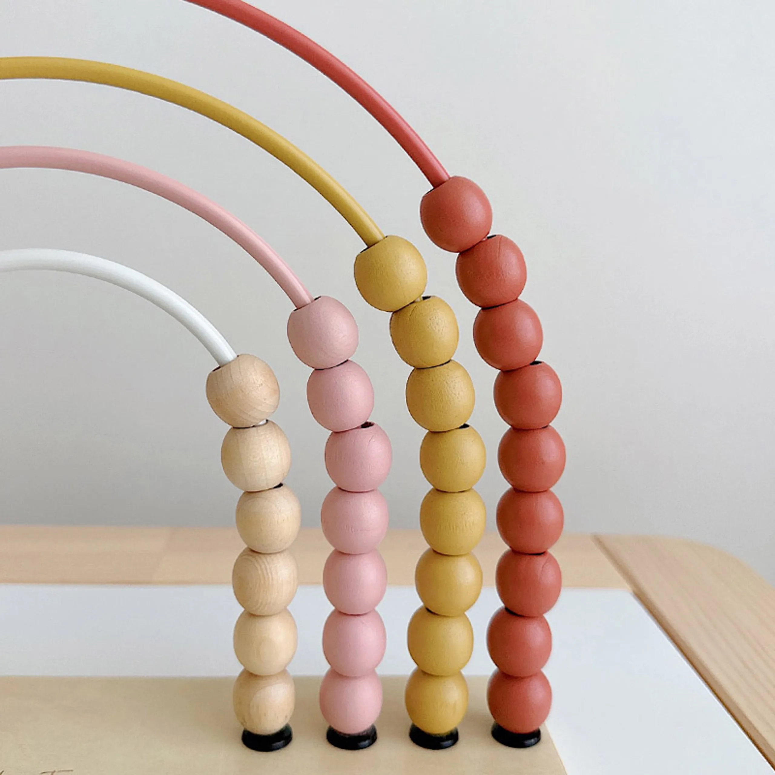 Wooden Rainbow Abacus