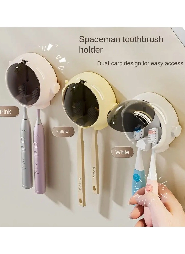 Wall-Mounted Toothbrush Holder