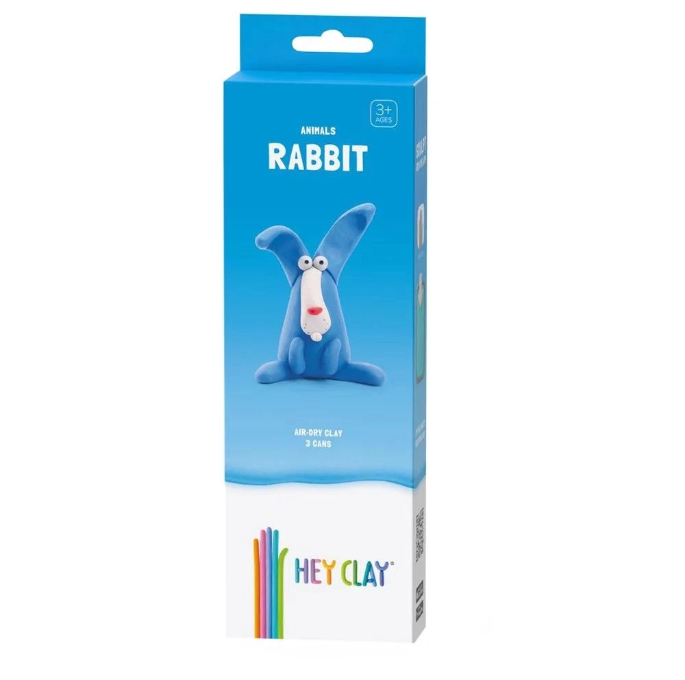 HEY CLAY DIY Rabbit Plastic Modelling Air Dry Clay Kit - 3 piece(s)