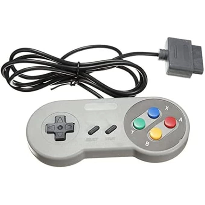SNES Compatible Replacement Controller - grey