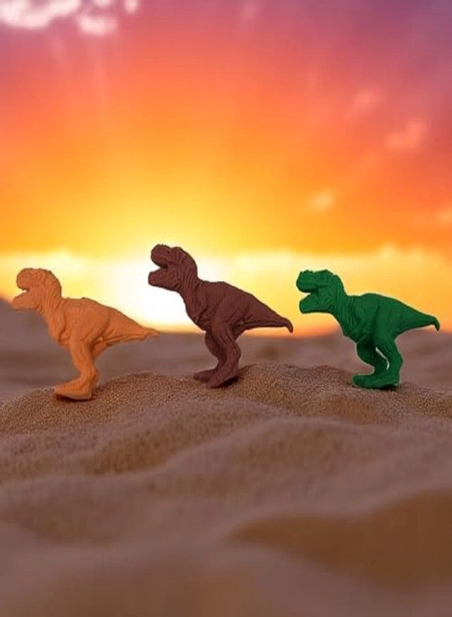 3D Dinosaur Erasers - 36 pcs