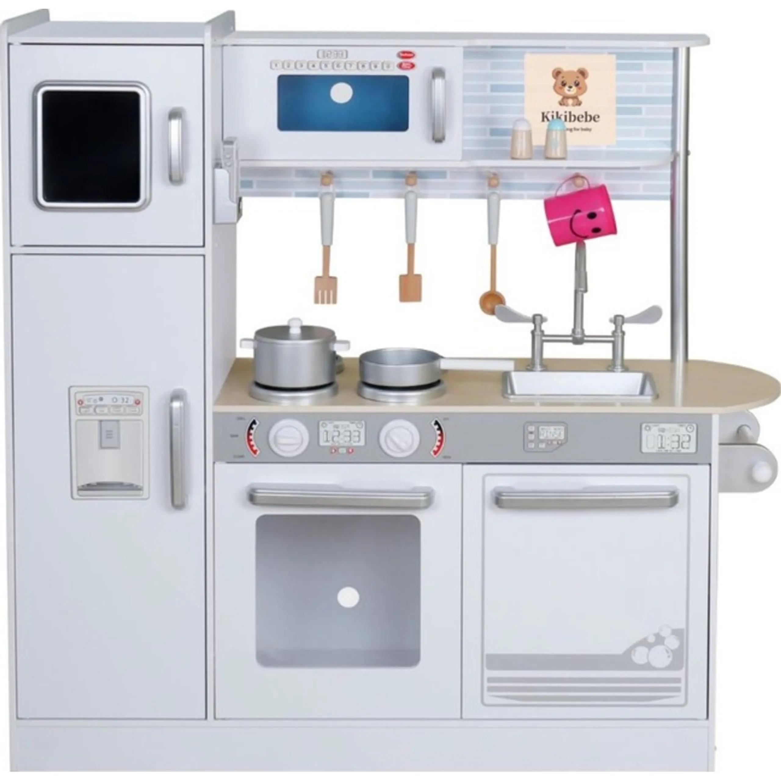 Kikibebe Wooden Luminous Simulation Cooking Playset (46917574-W10C364C)