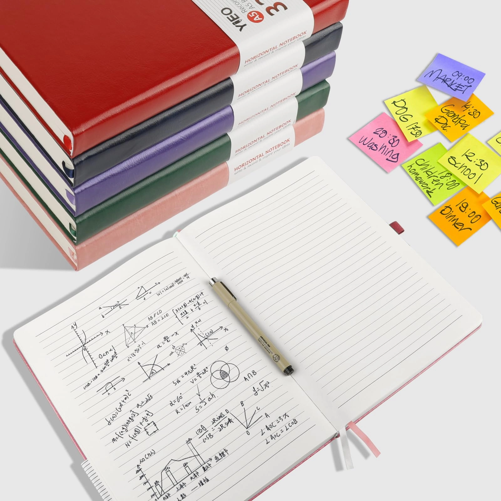 Notebook A5 Hardcover - Lined 160 Sheets