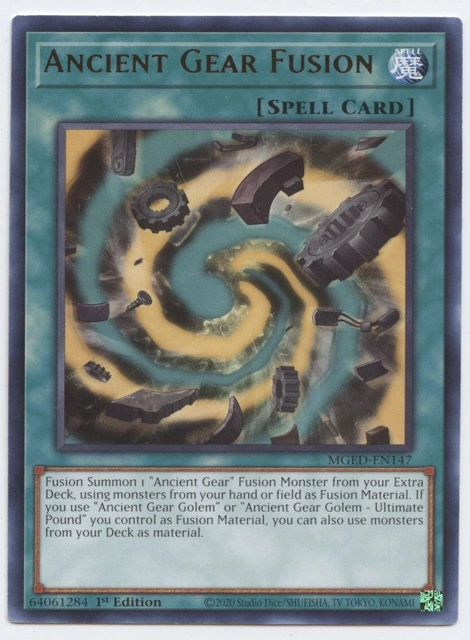Yu-Gi-Oh! Ancient Gear Fusion MGED-EN147