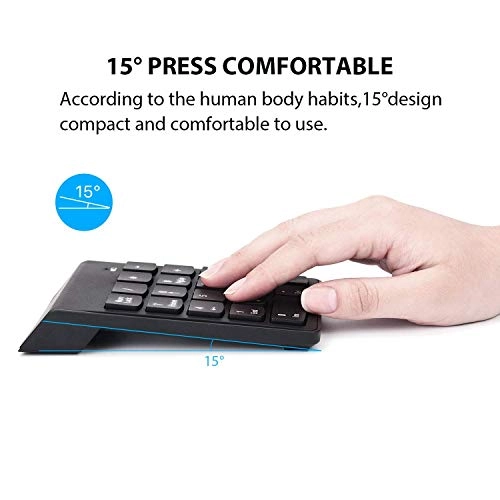 Wireless Numeric Keypad - 2.4Ghz 18Keys