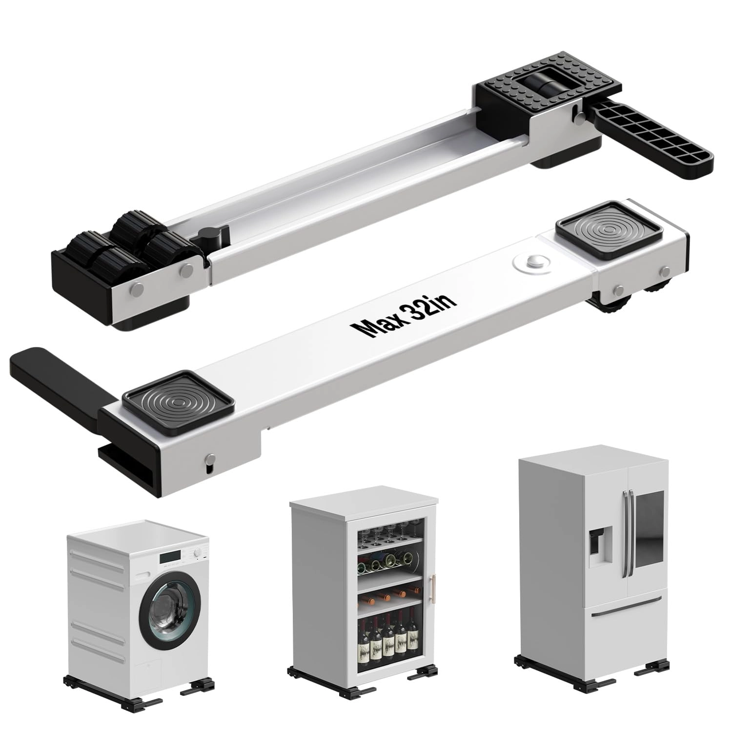 Appliance Rollers - 20''-32'' Adjustable 700 lbs