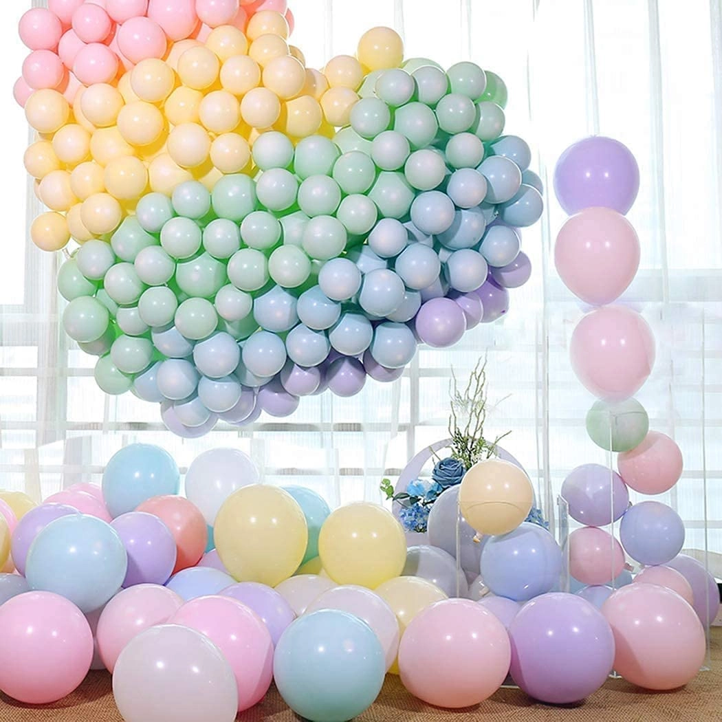 Party Time Trading LLC Latex Balloons - 100-Pieces Birthday Engagement Baby Shower Wedding