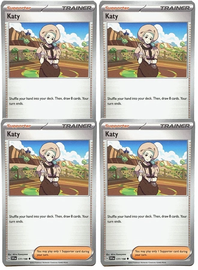 Katy 177/198 - Scarlet & Violet - 4pcs