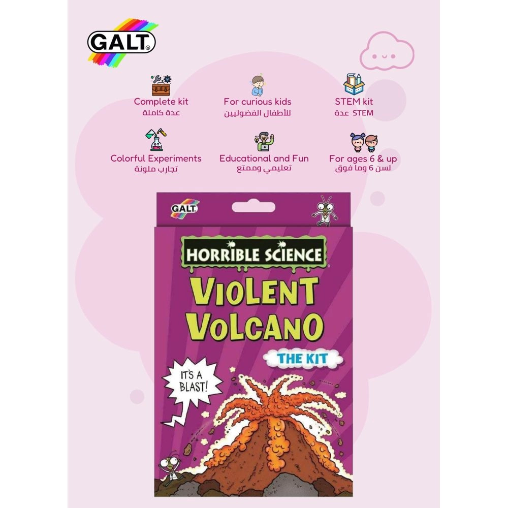 Horrible Science Violent Volcano Kit - 8 to 13+ years