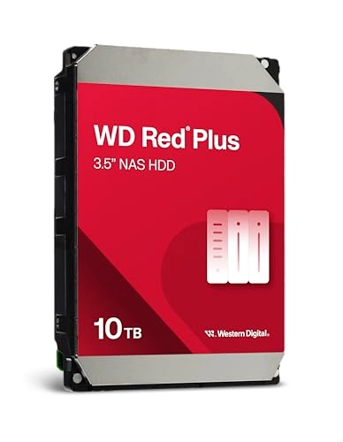 Red Plus 3.5" 7200rpm 512MB SATA 6Gb/s (WD100EFGX-SPCPLN0) - 10TB