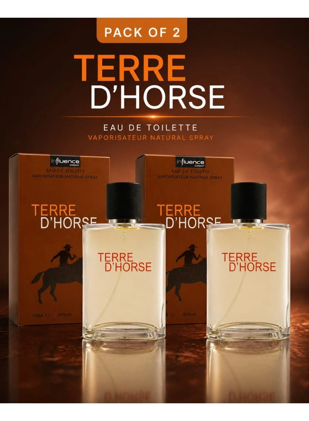 Terre D’Horse Eau de Toilette 100ml Pack