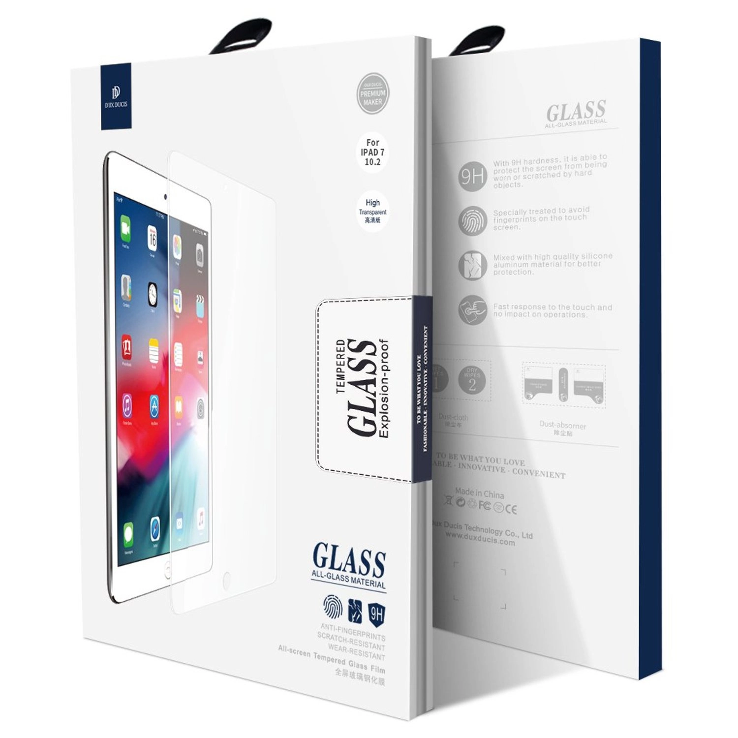 Dux Ducis Clear Tempered Glass for iPad 7 10.2