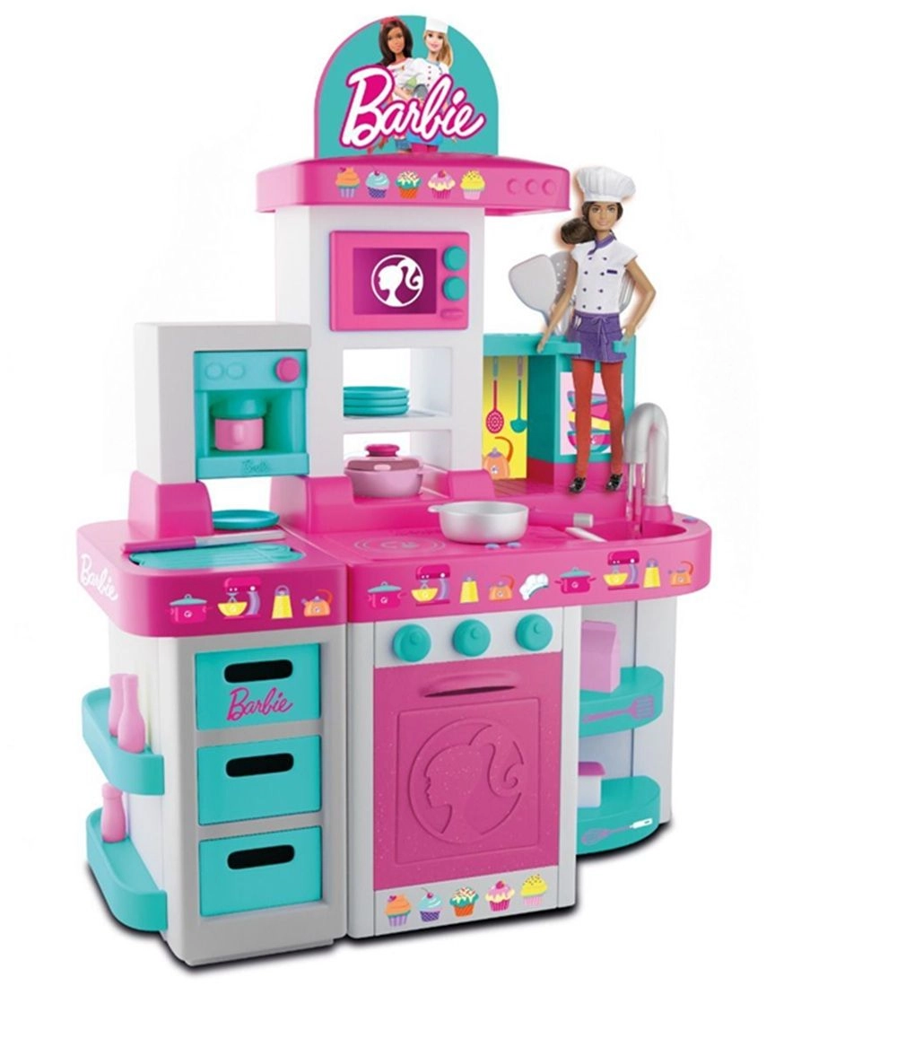 Barbie Kitchen With Light And Sound - 40 pcs (TT-TSH-5165)