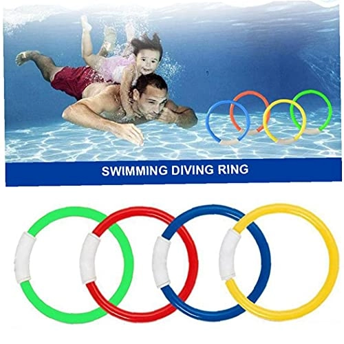 Underwater Diving Rings - Kids 4PCS Assorted Colors