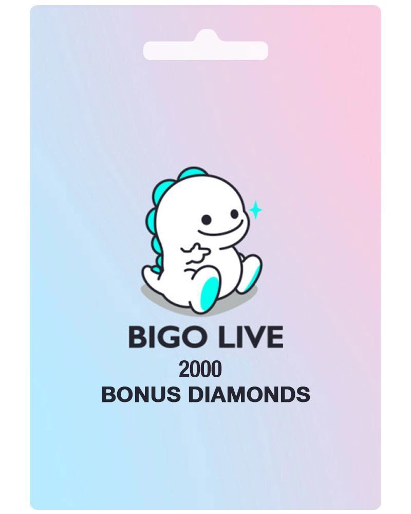 EZ Bigo live Diamonds Gift Card - 2000