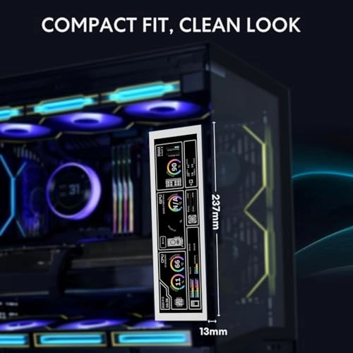 PC Temperature Display - Focketycfgp9rm312-12 8.8in 1920x480