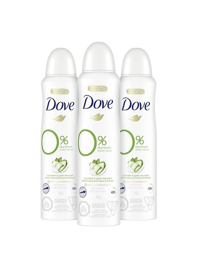 Go Fresh Cucumber & Green Tea Deo - 3 x 150 ml