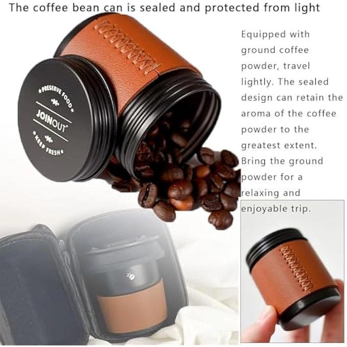 Pour Over Coffee Maker - Portable Collapsible Protective Case