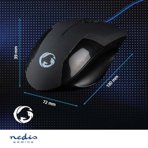 GMWD110BK Gaming Mouse - Wired