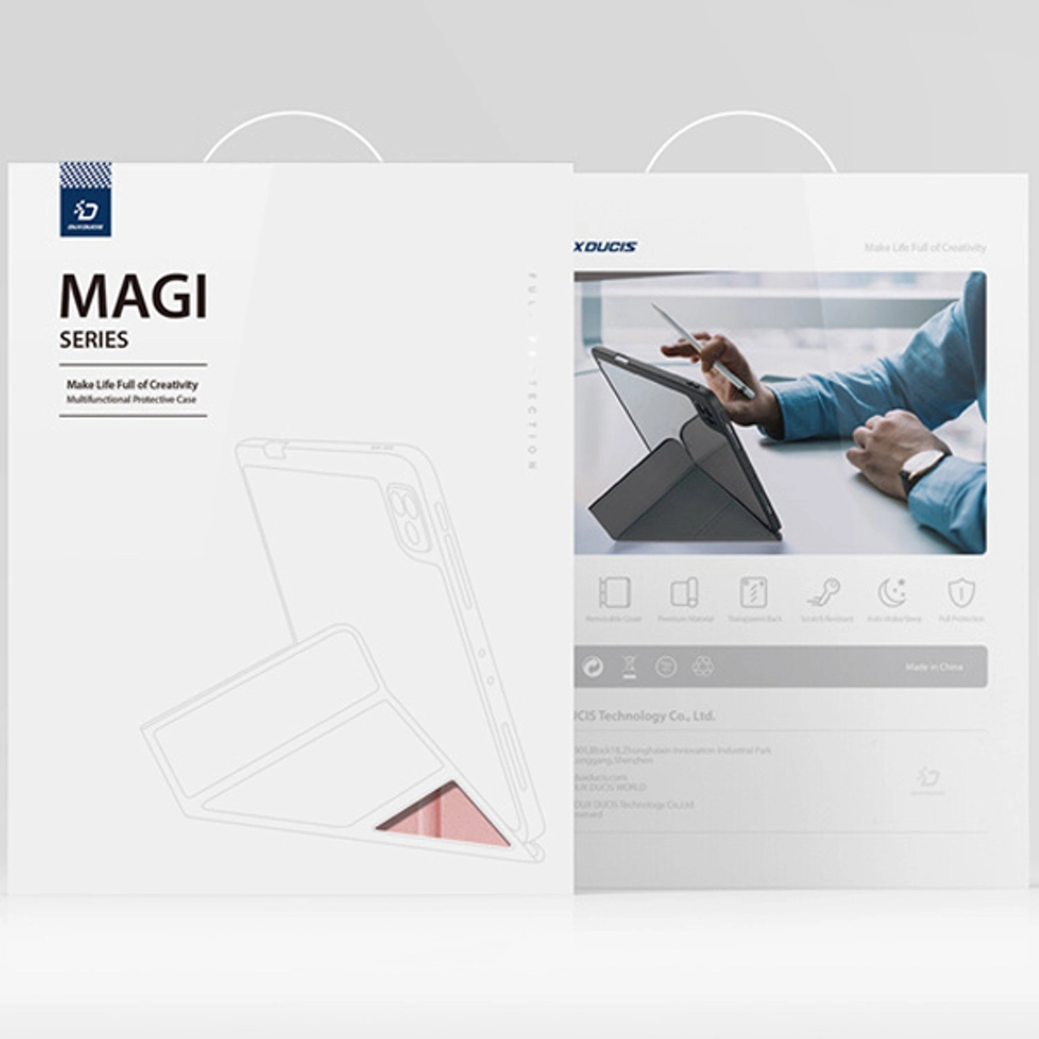 Smart Folio Case with Pencil Holder for iPad Pro 11-inch (2018/2020/2021/2022)