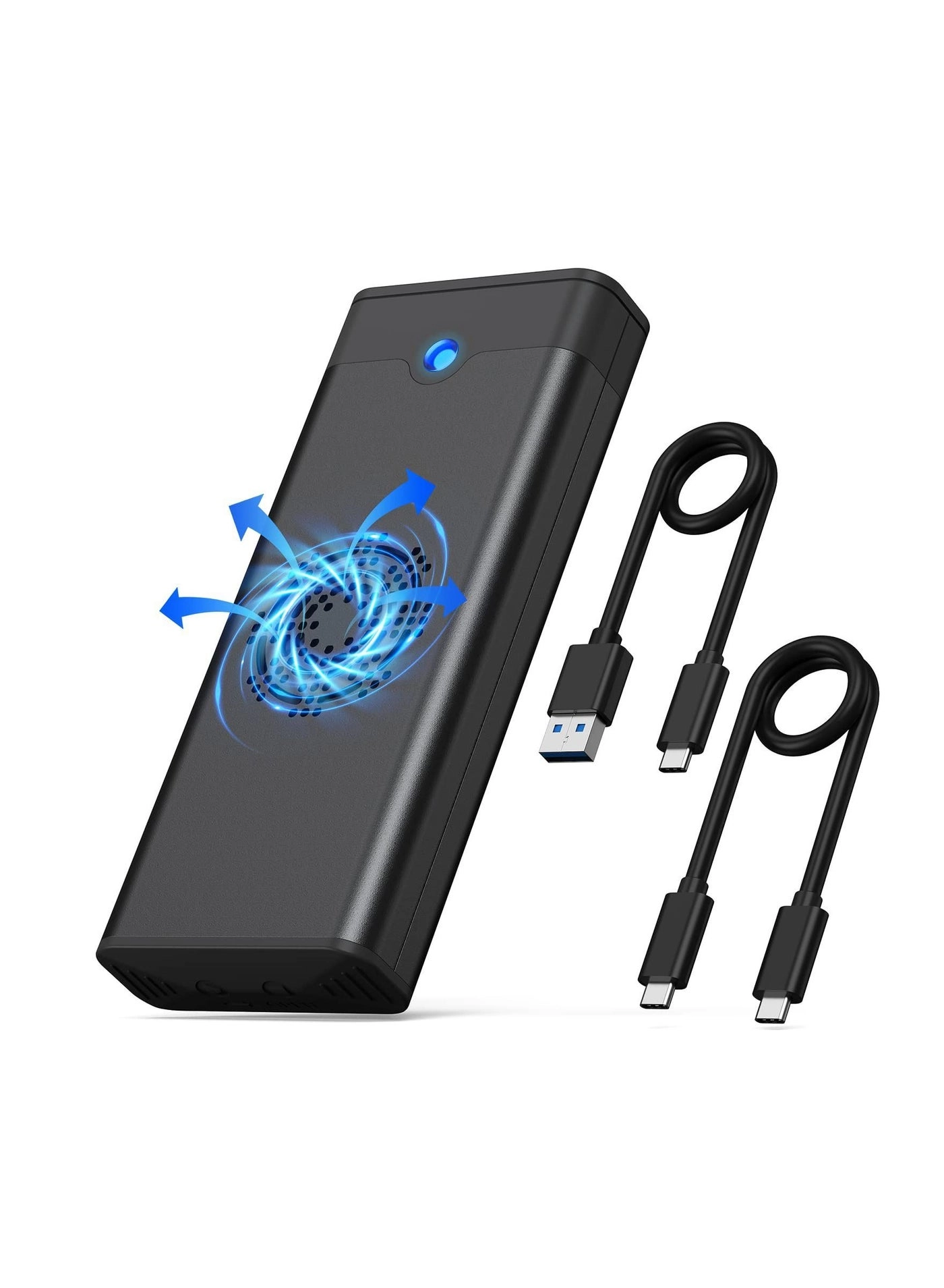 Captaintech M.2 NVME SATA SSD Enclosure Adapter Reader