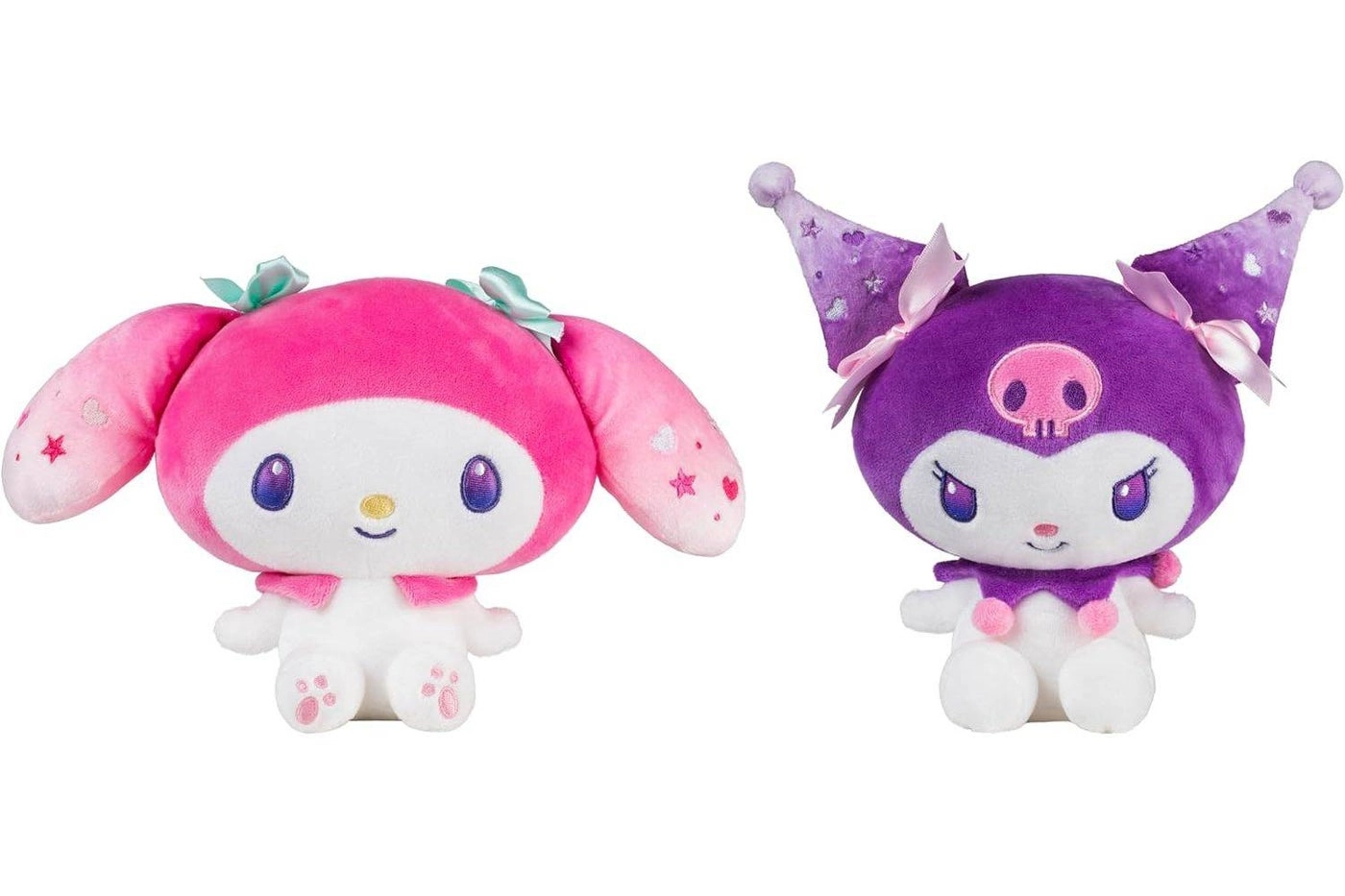 My Melody 20.32 cm Plush + Kuromi 20.32 cm Plush