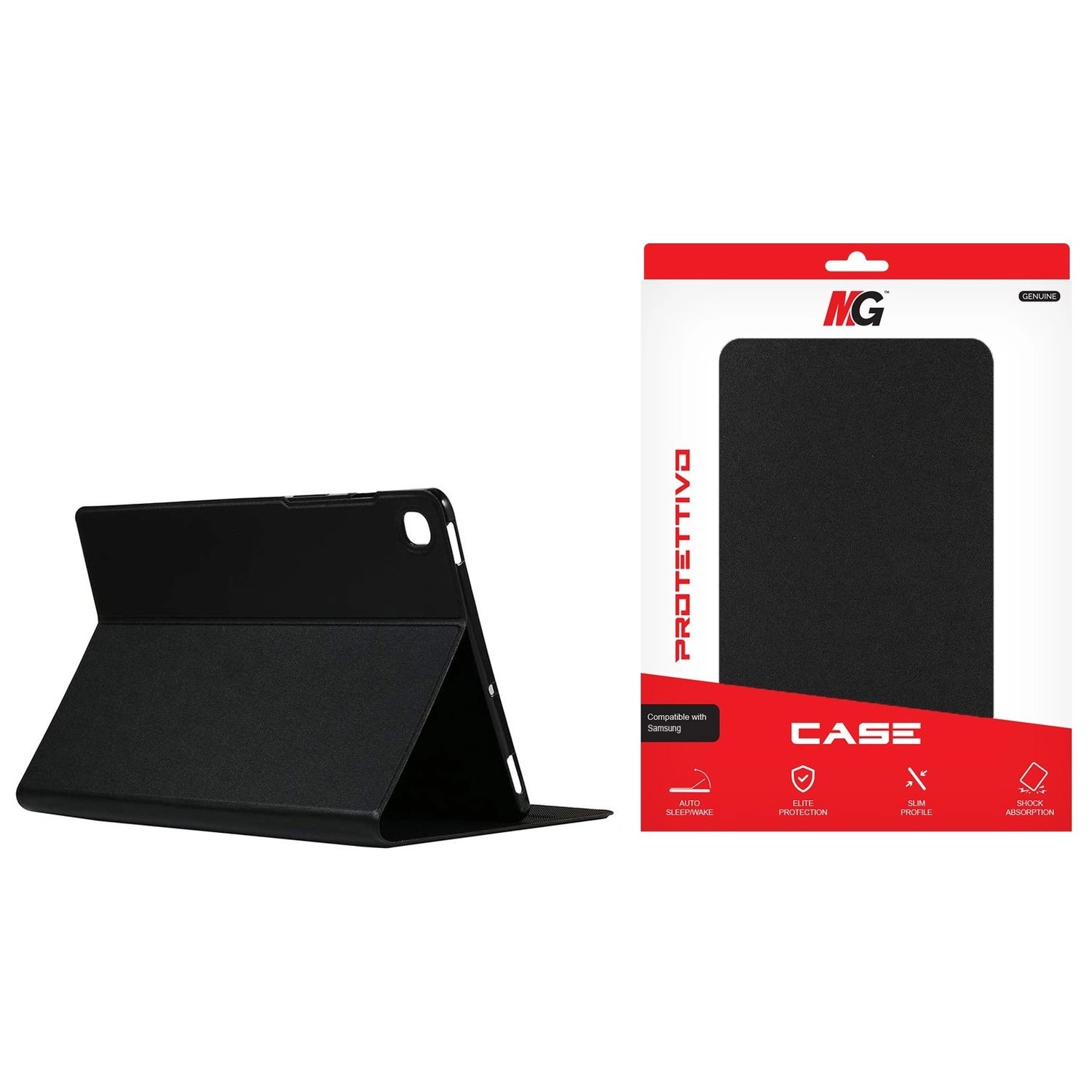 Folio Case with Screen Protector for Samsung Galaxy Tab S7 Plus