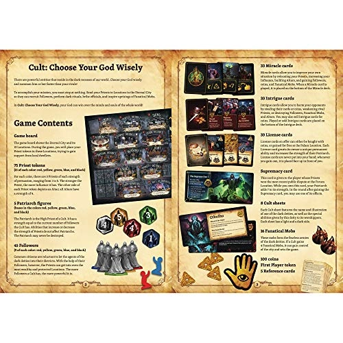 Cult: Choose Your God Wisely - Card Game