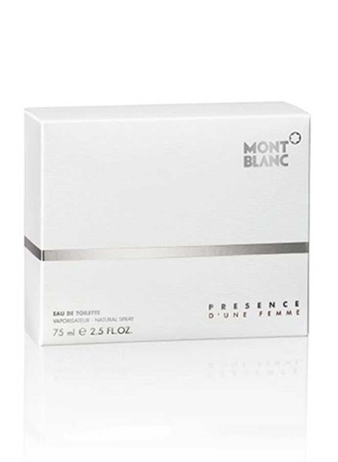 Presence D'une Eau de Toilette 75ml