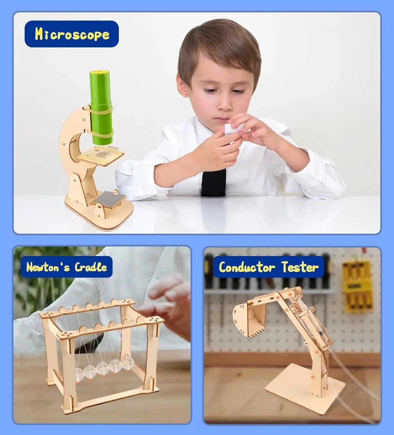 6-in-1 Wooden Science Kit