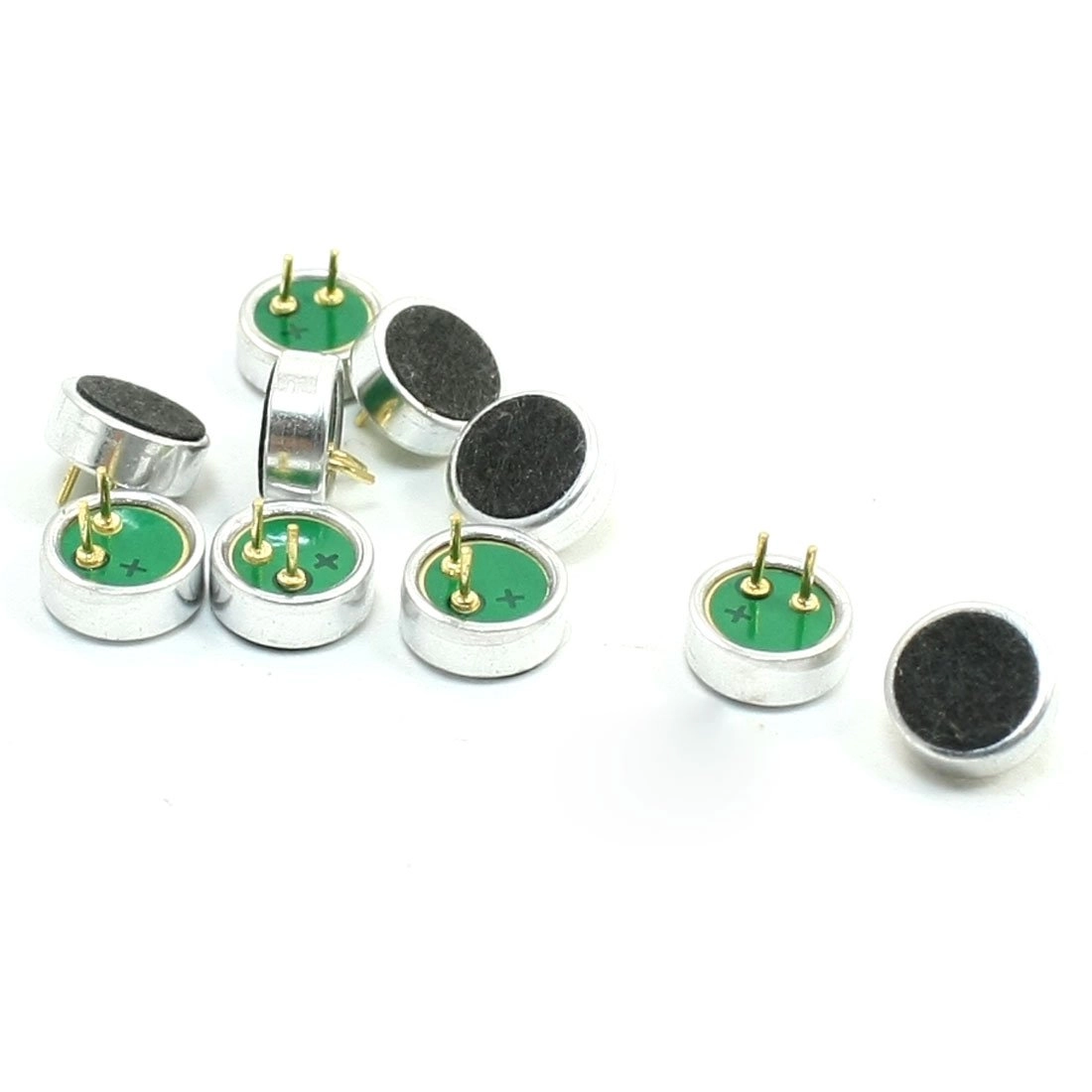Electret Condenser Microphone 3.5mm-Mini-Jack Microphone 10 Pcs 6mm x 3.5mm 2 Wire