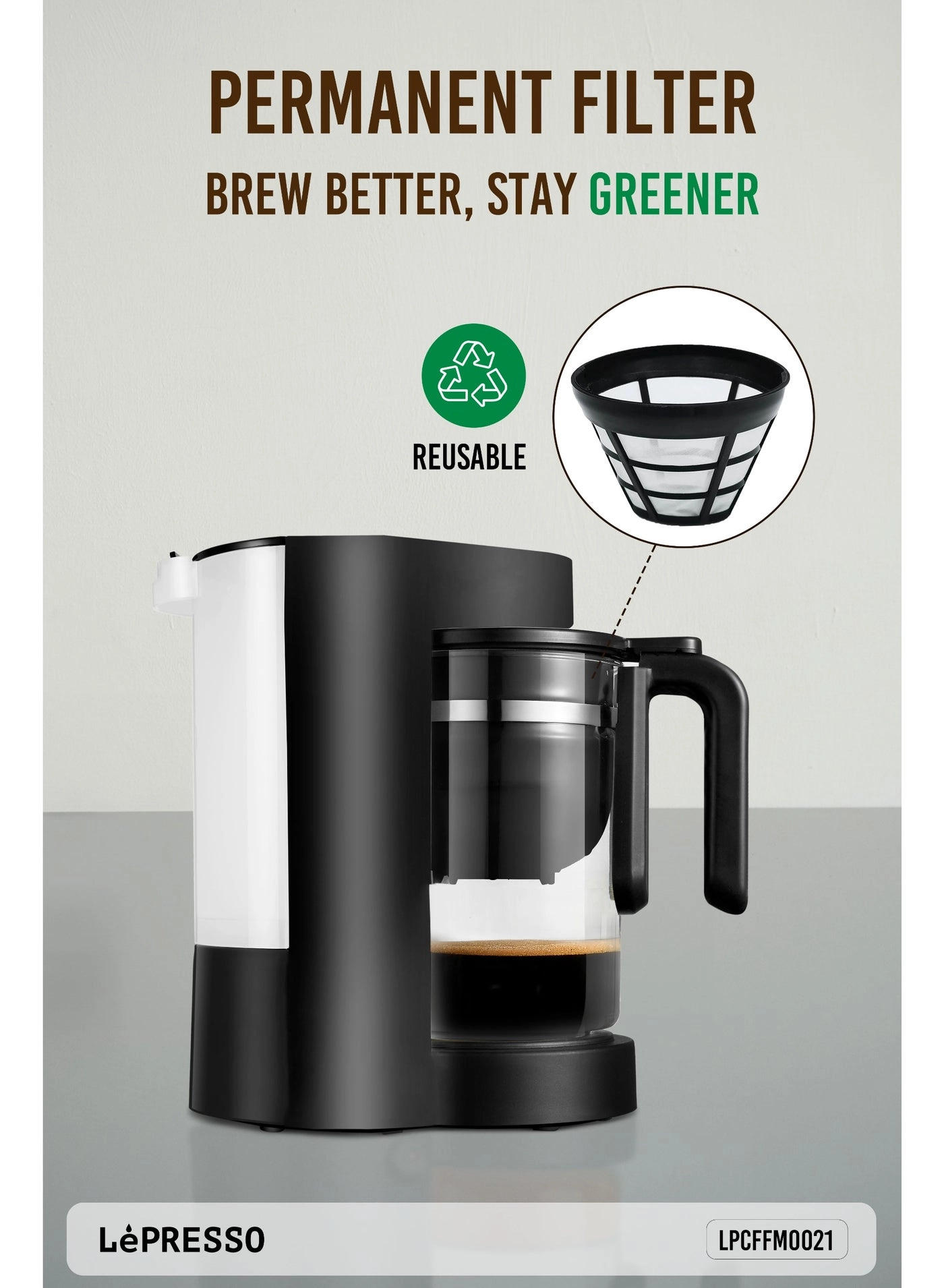 2-in-1 Coffee & Tea Maker LPCFFM0021