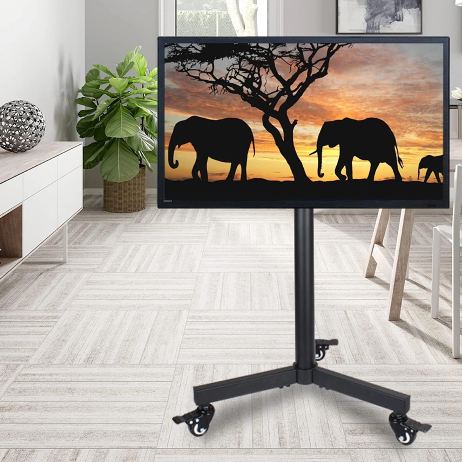 KTZSHT Tv Floor Mobile Stand - 30kg 14-32 inch