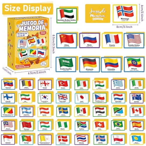 50 Pairs Memory Matching Game - 3 years and up 100 pieces