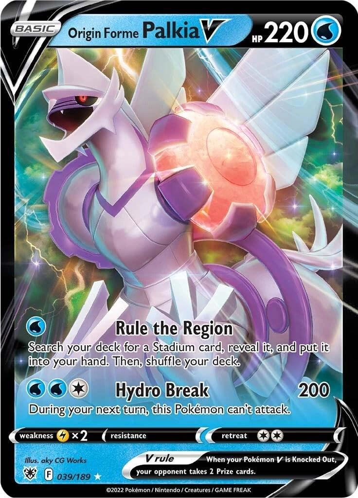 Pokémon Origin Forme Palkia V 039/189 - 1pcs