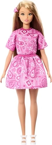Barbie Fashionistas - Style Doll Pink Paisley Ages 3+