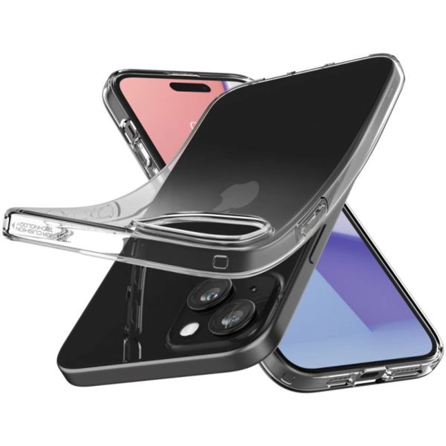 Crystal Hybrid Back Cover for iPhone 15