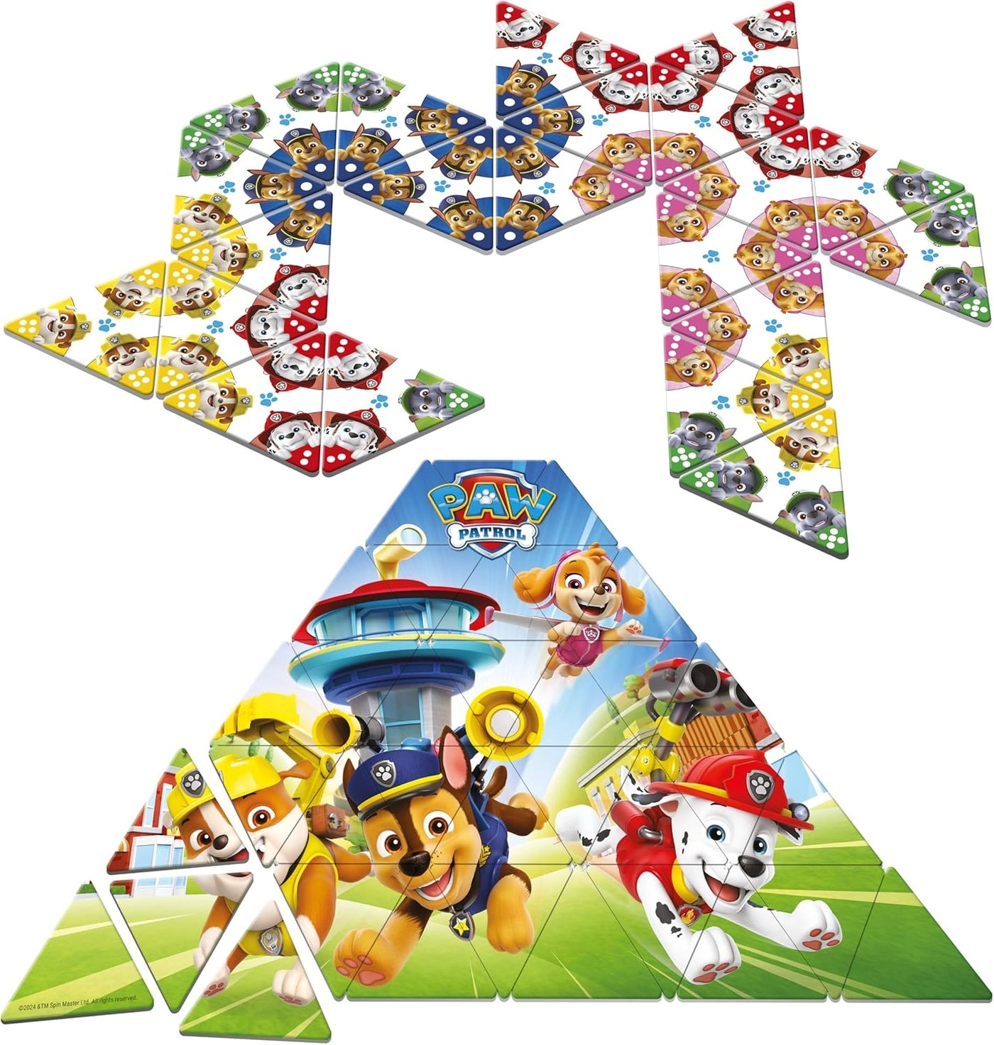 Paw Patrol Triominos - 2-in-1 Matching Game