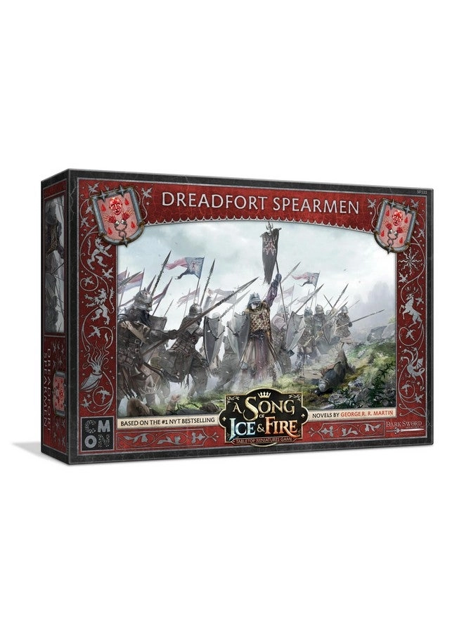 CMON A Song of Ice and Fire Tabletop Miniatures Game Dreadfort Spearmen Unit Box - Loyalty Forged in The Frigid North