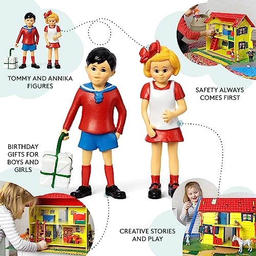 Pippi Longstocking Tommy & Annika Figure set - 3 years 3 pieces (44-3794-00)